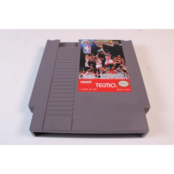 Tecmo NBA Basketball (Nintendo NES, 1992) Authentic, Cartridge Only - Picture 8 of 8